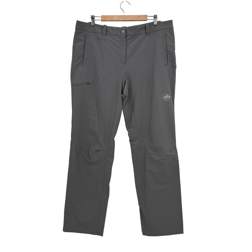 Mammut‎ SOFtech Womens Grey Hiking Softshell Pants Size 14